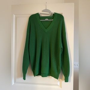 Aritzia TNA Beacon Sweater size S in Juniper Green